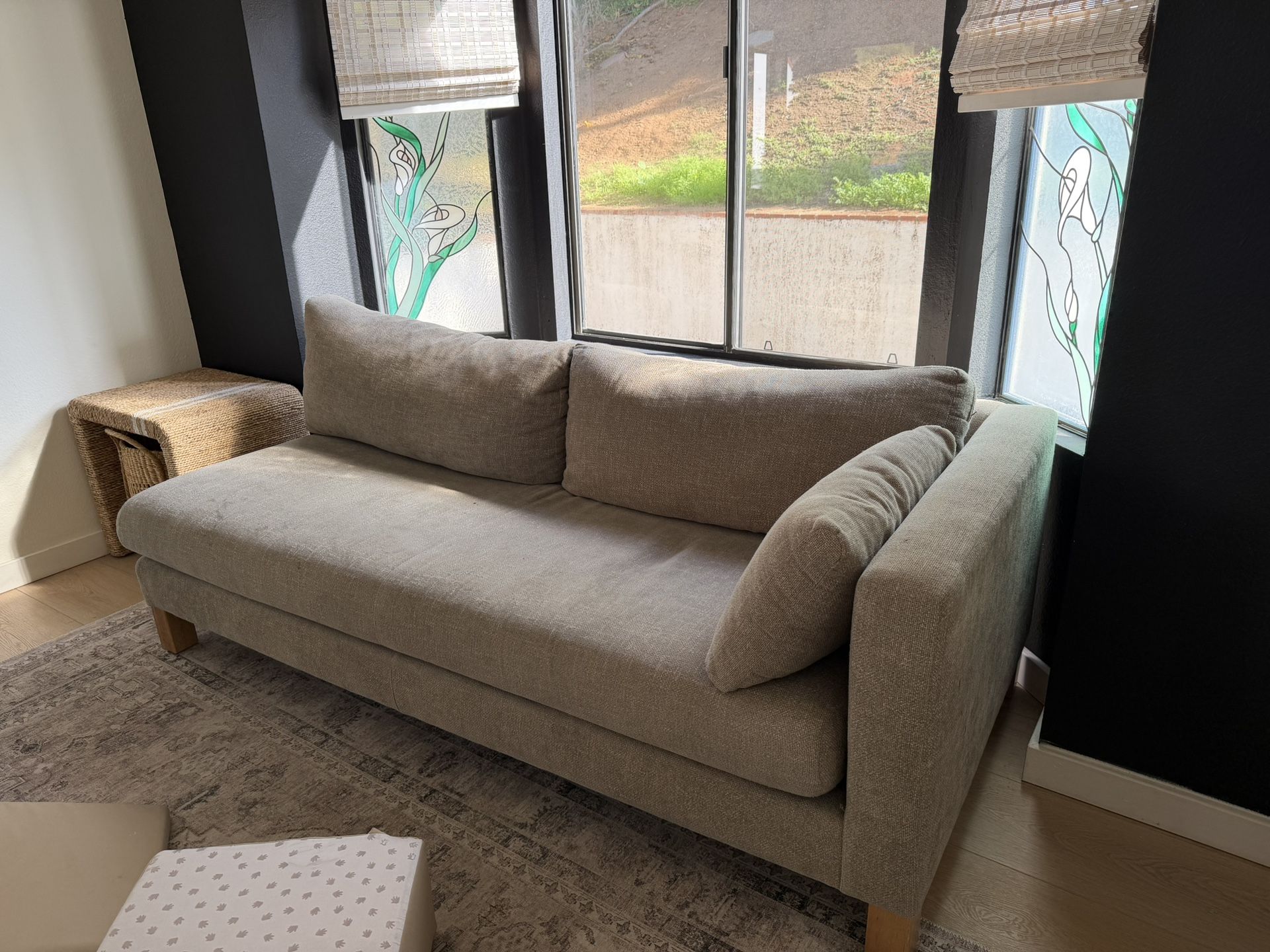 Griege Crate And Barrel Sofa