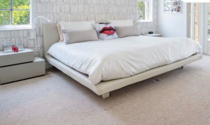 Juego cuarto King leather clear light grey