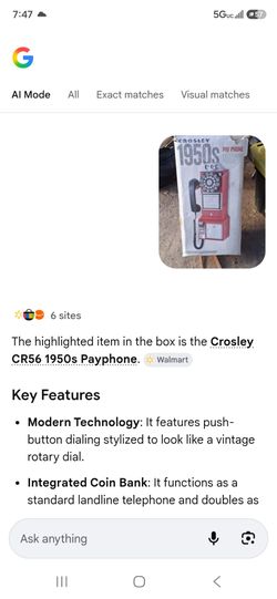 1950 payphone in box land line hook up