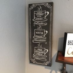 Coffee bar decor