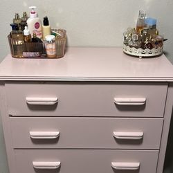 Pink Wooden Dresser 