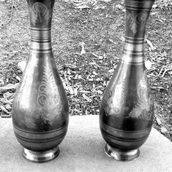 Cylindrical Metal flower Vase 