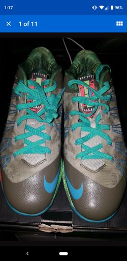 Nike LeBron 10 Swamp Thing X size 11
