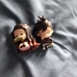 Two Demon Slayer Chibi Action Figure