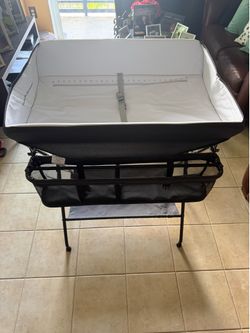 Folding diaper changing station