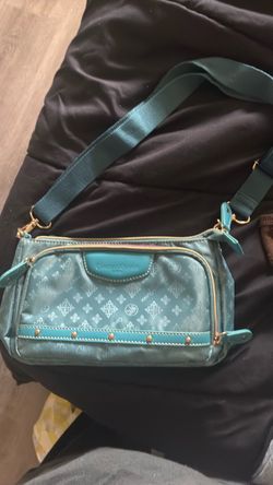 Christian Olivier Paris Teal Crossbody Bag