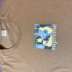 aeon flux gun tee ‘brown’ in size XL