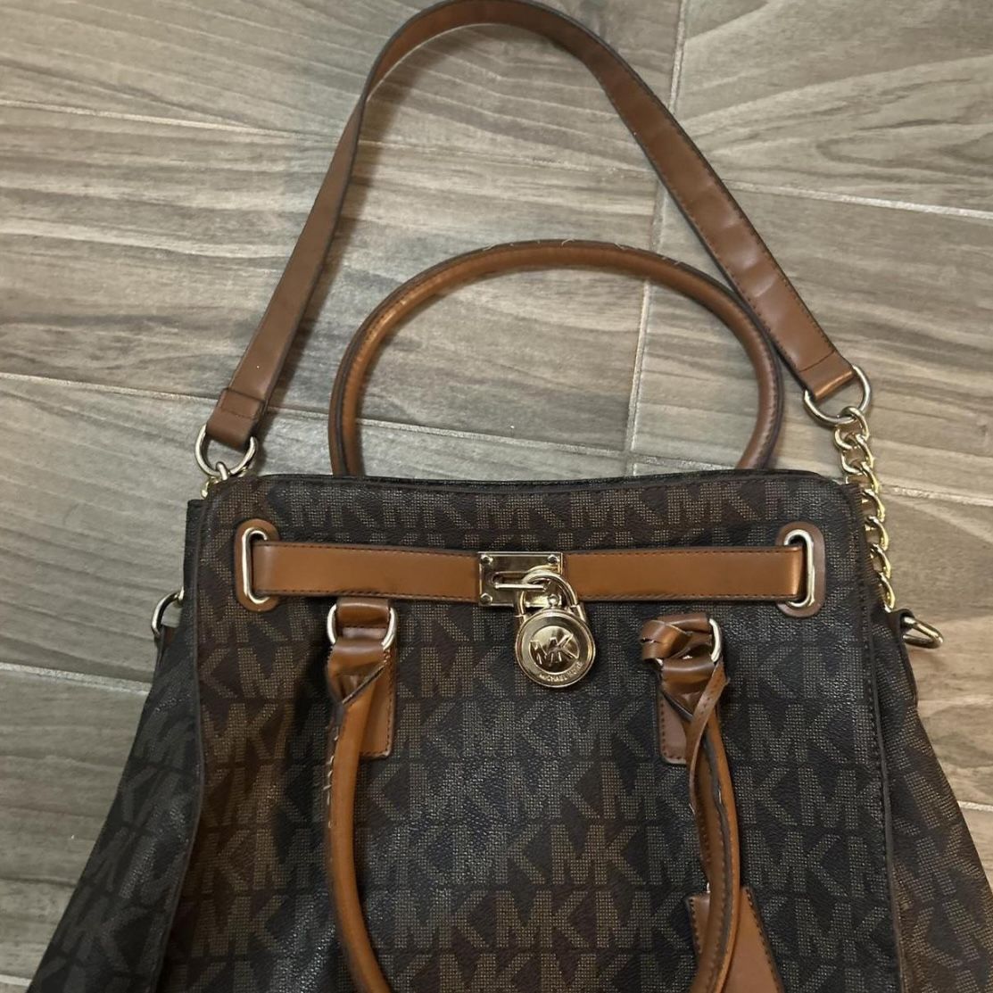 Michael Kors Brown Leather Bag