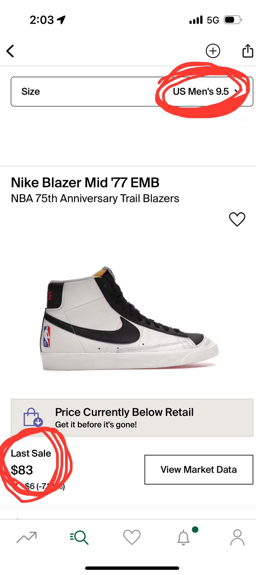 Nike Blazer 75th NBA Anniversary 