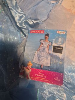 Disney Princess Cinderella Deluxe Child Costume Size M (7-8)