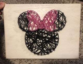 Mini mouse string art