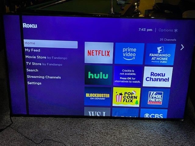 Vizio 60 Inch TV See Pics Has 1 Black Line