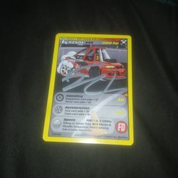 Signed.
Formula one no back card