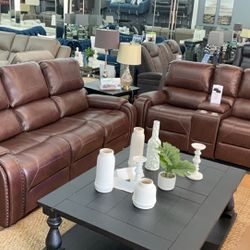 SUPER DEAL Recliners Sofa and Loveseat