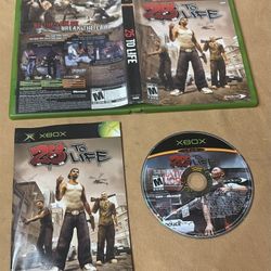 25 to Life (Microsoft Xbox, 2006) Complete