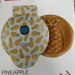 New DASH Pineapple Mini Waffle Maker