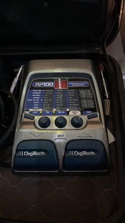 Digitech Rp100p Modeling Guitar Processor Pedal Untested