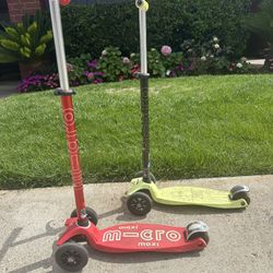 Two Micro Scooters