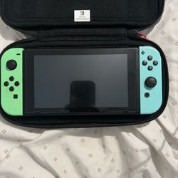 Animal Crossing Nintendo Gameing Console Come With Mario Case 