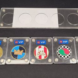 Lego - VIP (5) Coin Set & Display