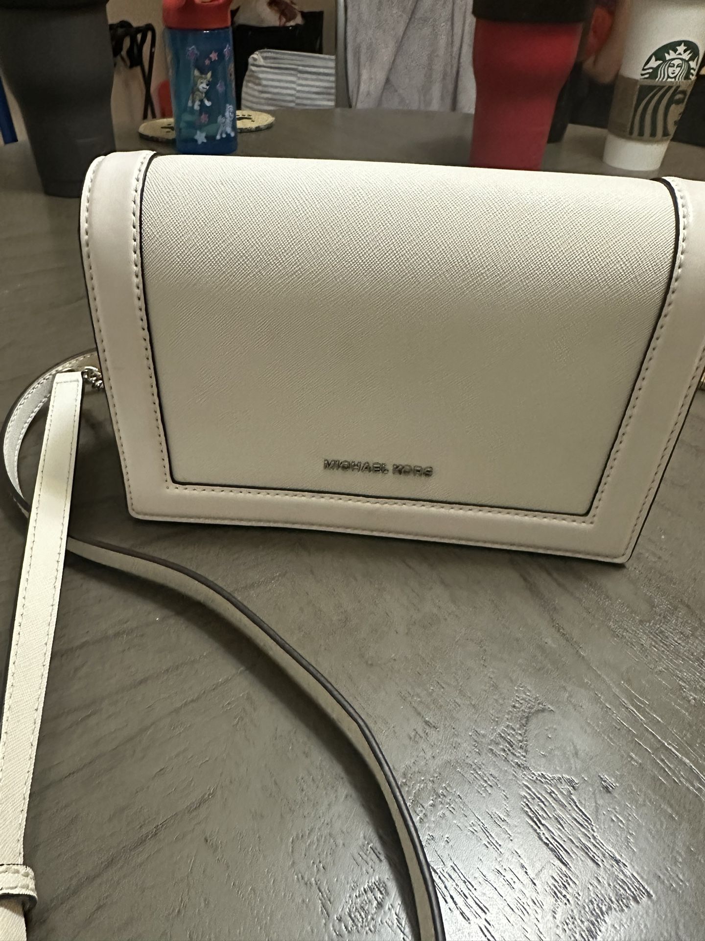 White Michael Kors Purse