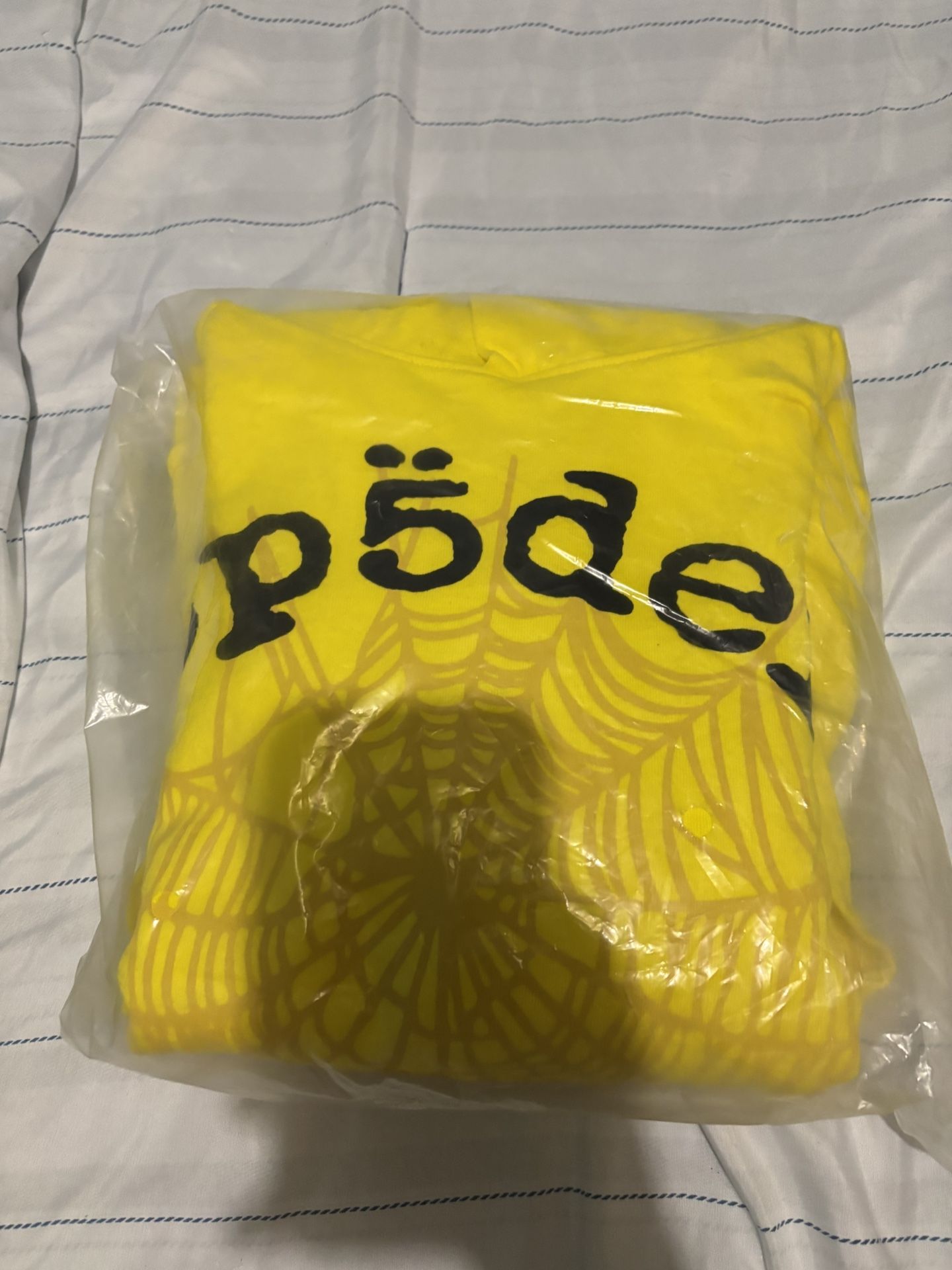 Yellow legacy spider hoodie