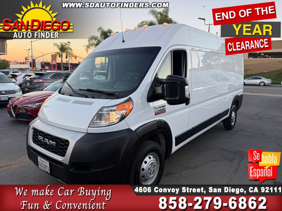 2021 Ram ProMaster Cargo Van 2500 High Roof 159" WB,
