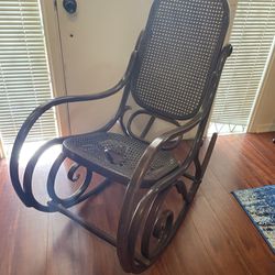 Thonet Style Bentwood Rocking Chair Vintage 1970s