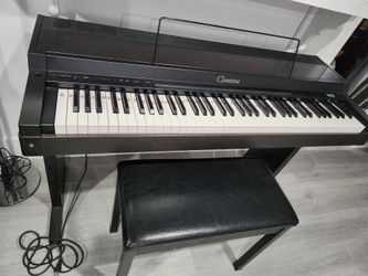 Yamaha Electric Piano With Foot Peddle And Stool