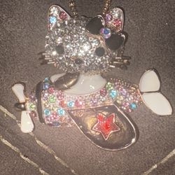 Betsey Johnson Necklace/brooches. 