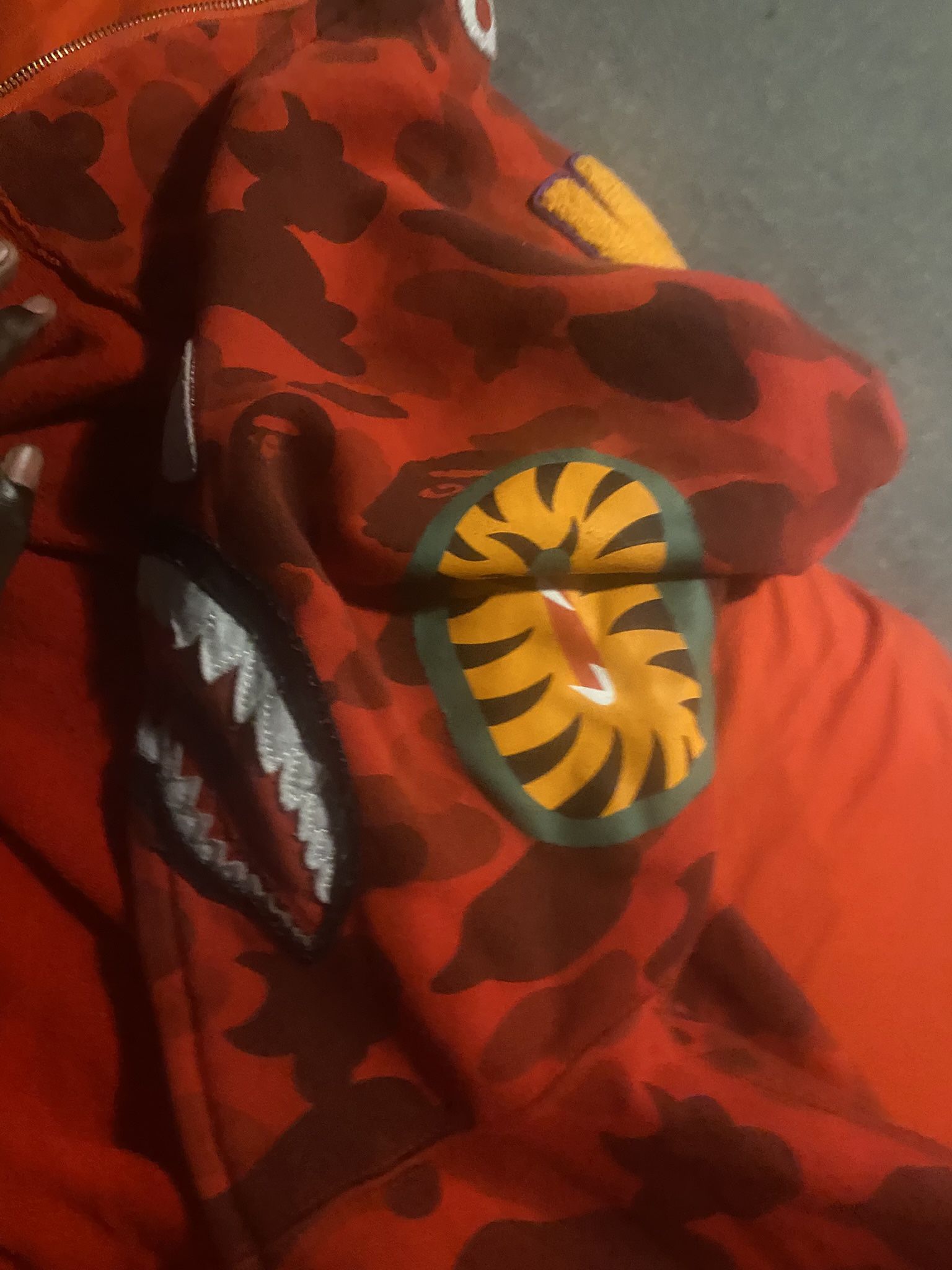 Bape Hoodie Red
