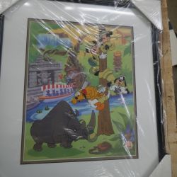 Disneyana Convention 1999 "Fab Five Safari Surprise" Limited Edition Serigraph