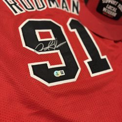 Autographed Dennis Rodman  jersey