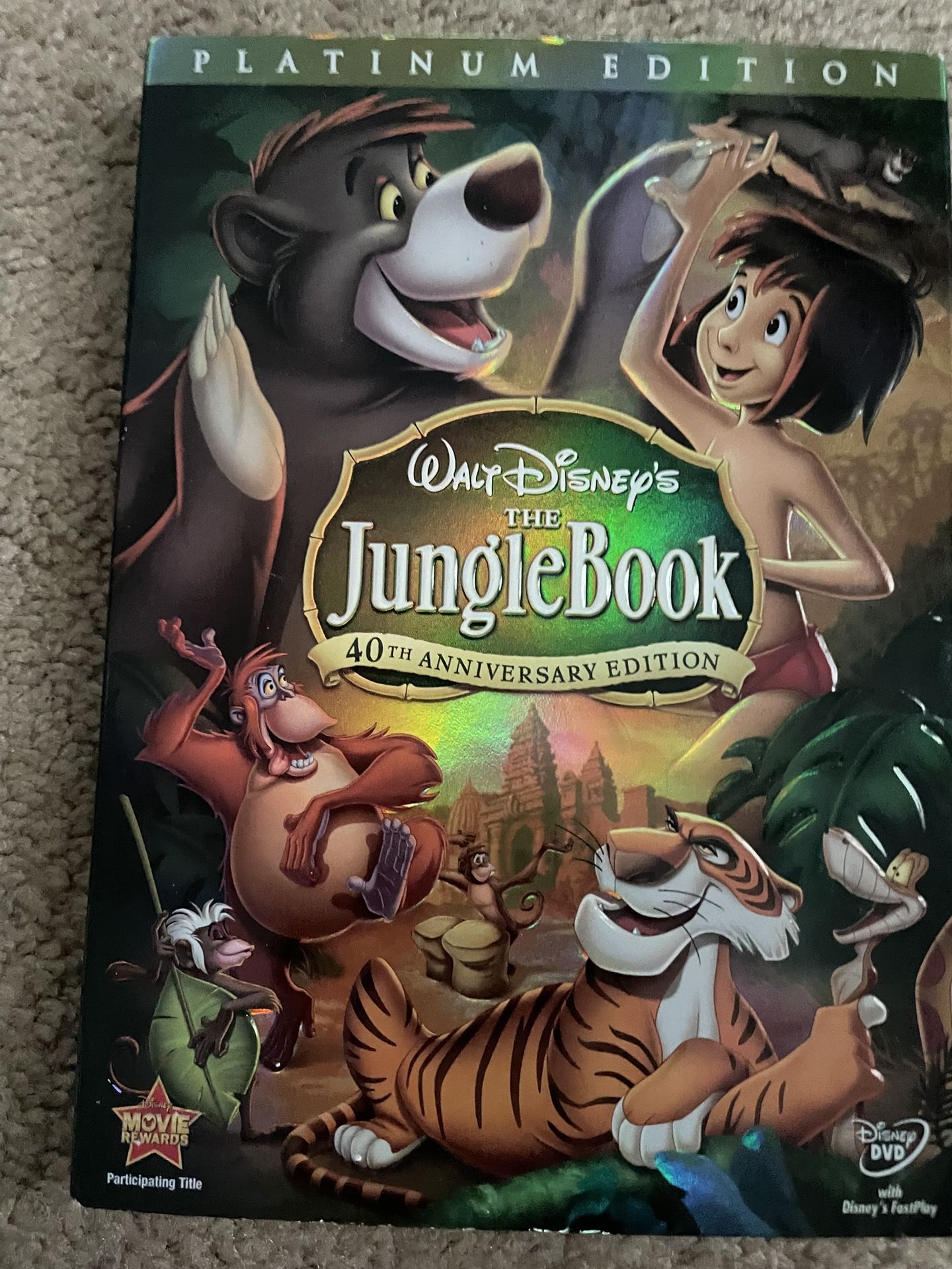 The Jungle Book platinum edition DVD