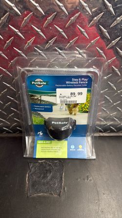 PetSafe Stay & Play Wireless Fence E-Collar Replaceable Battery Receiver Collar PIF00-15002