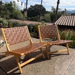 2 Woven Sling Chairs