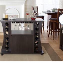Bar Table and Wine Rack