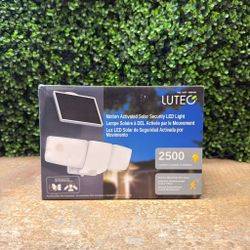 Motion activated solar security led light