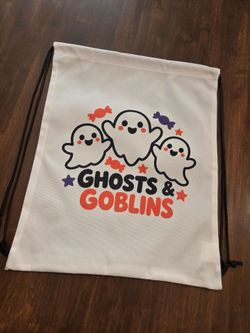 Ghosts & Goblins Halloween Drawstring Bag