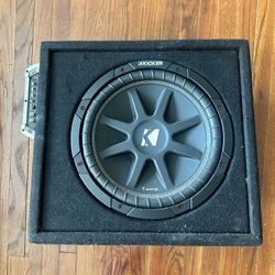 12” Kicker Comp Sub and Amp