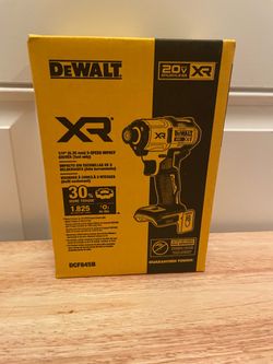 New 1/4” Dewalt 20V XR 3-Speed Impact Driver (Tool Only Solo Herramienta)