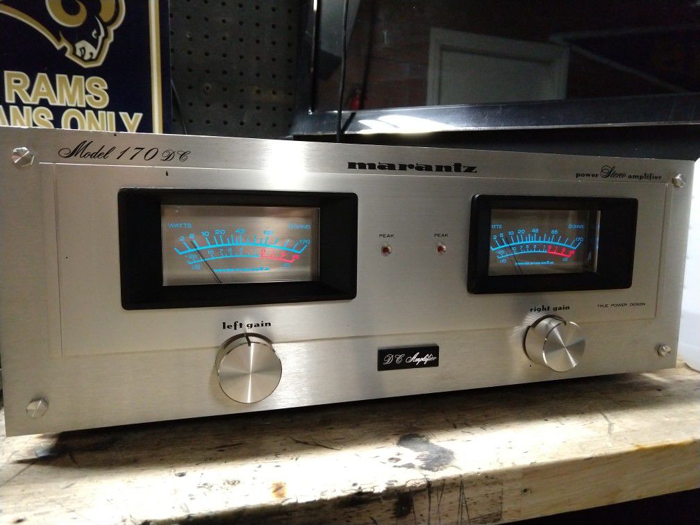 Vintage Marantz Stereo Power Amplifier Model 170DC
