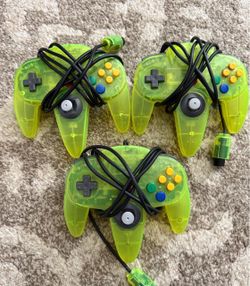 Extreme Green Nintendo 64 Controller 70 each