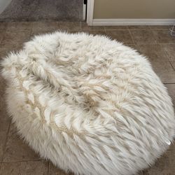 Furry Bean Bag (Good Condition)