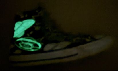 Converse glow in the dark outer space 🪐 🛸