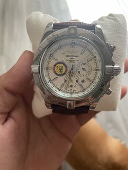 Chronometre Automatic Watch On Leather Strap 
