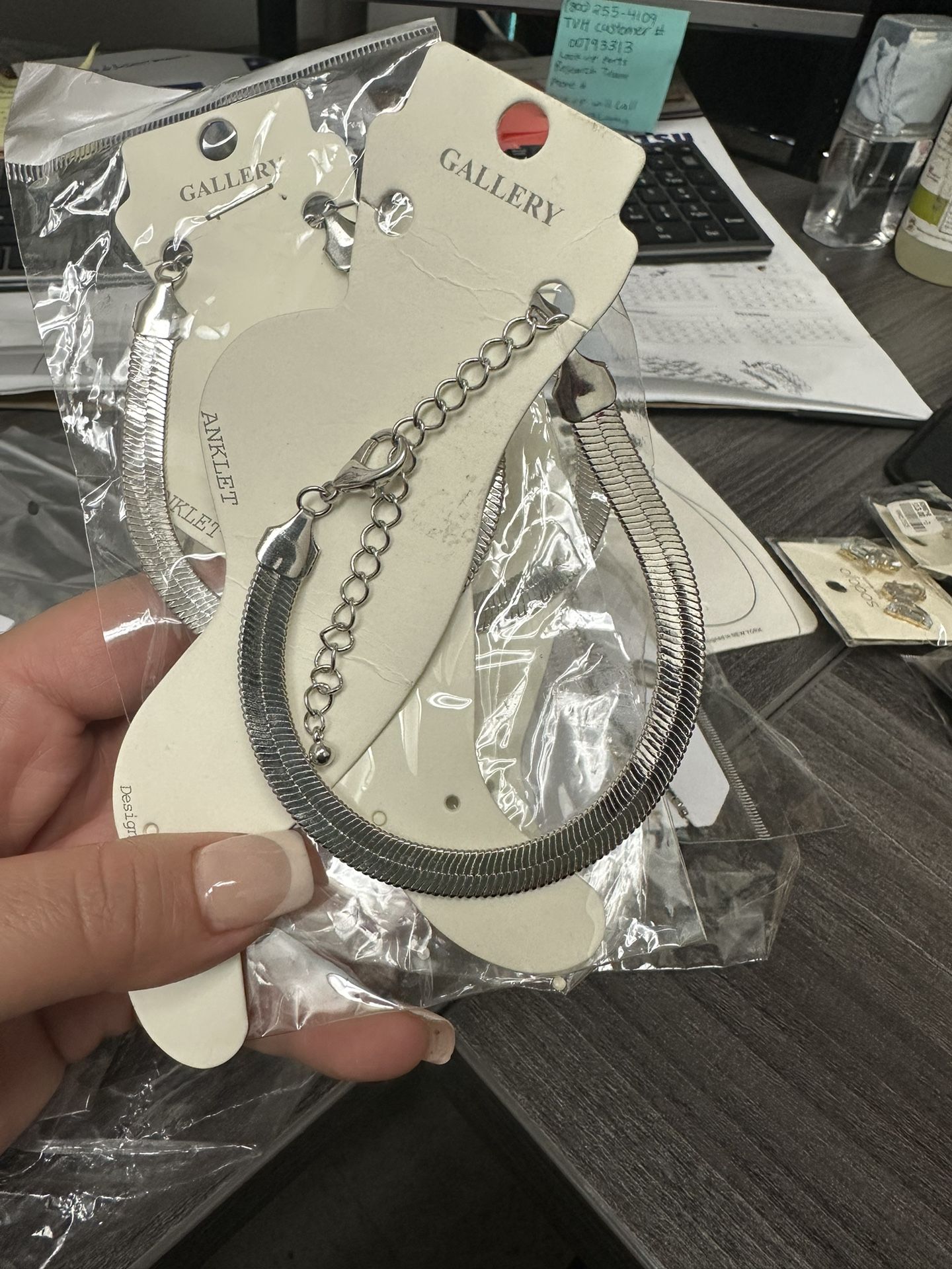 Fashion Jewelry Anklet Herringbone