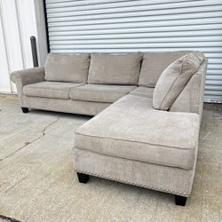 Tan / Beige Sectional Couch