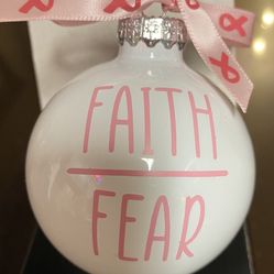 BREAST CANCER SURVIVOR ORNAMENT 