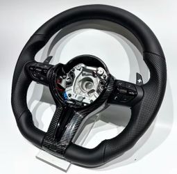 BMW M Sport Custom Carbon Fiber Steering Wheel (Full Assembly)